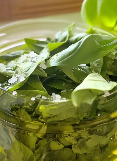 Preserving Summer: Basil in Oil