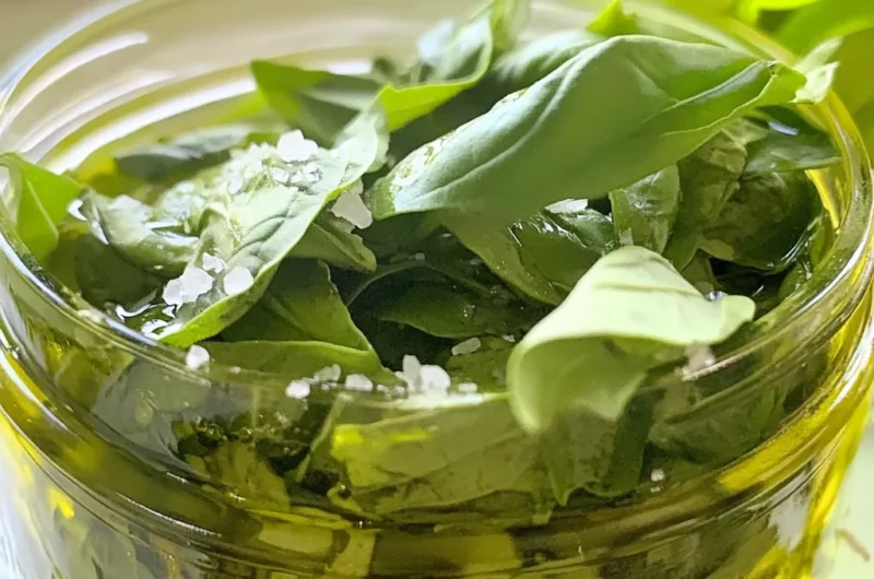Preserving Summer: Basil in Oil