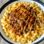Pulled beef Mac and Cheese