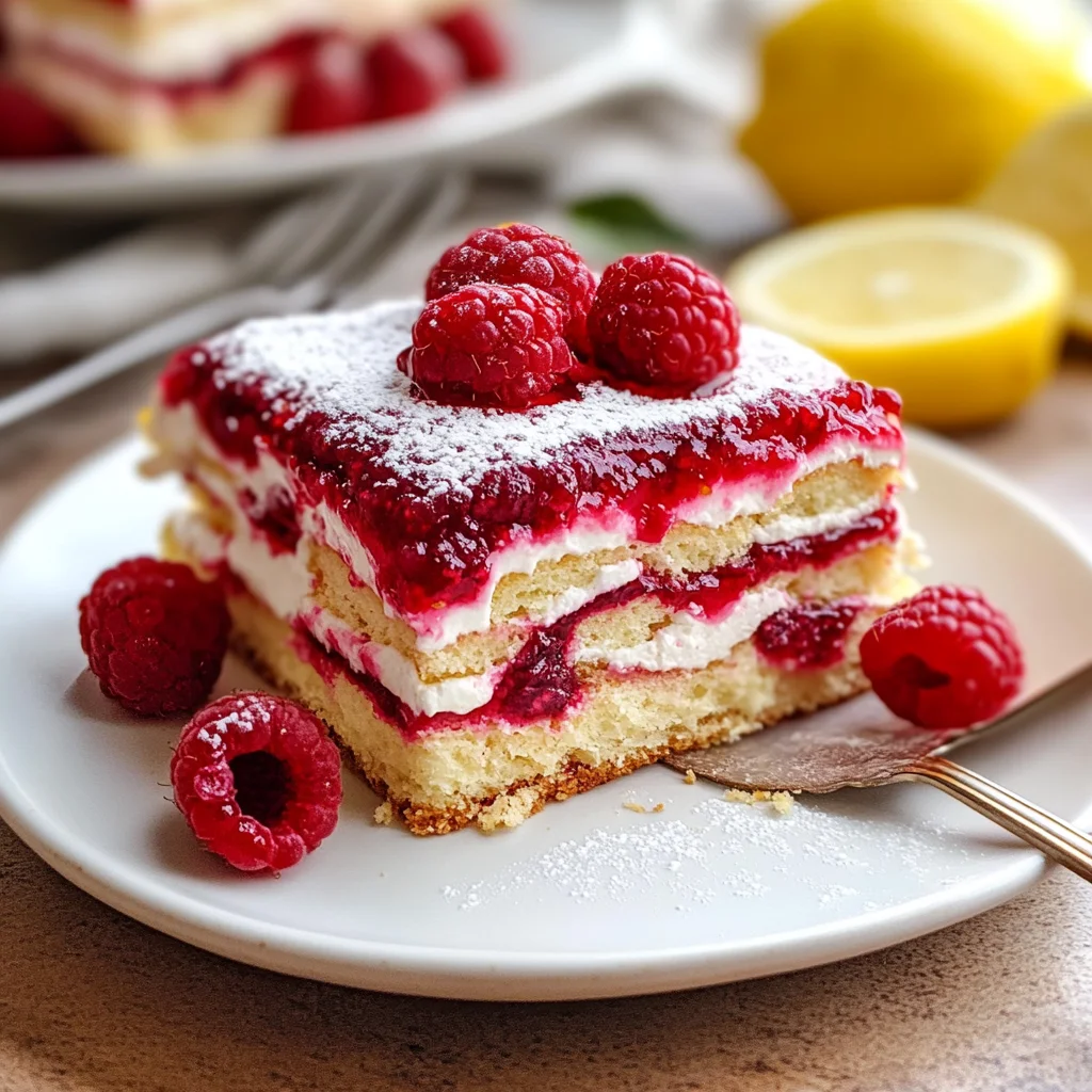 Raspberry Tiramisu