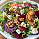 Roasted Beet & Goat Cheese Salad