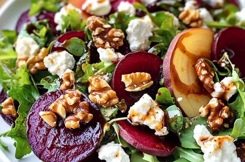 Roasted Beet & Goat Cheese Salad