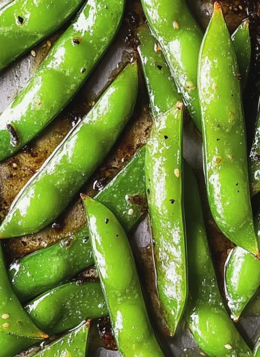 Roasted Sugar Snap Peas (so irresistible!)