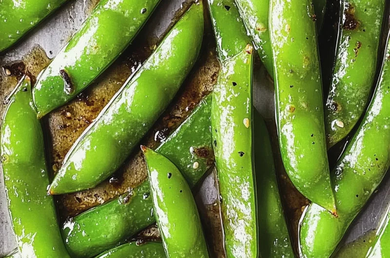 Roasted Sugar Snap Peas (so irresistible!)
