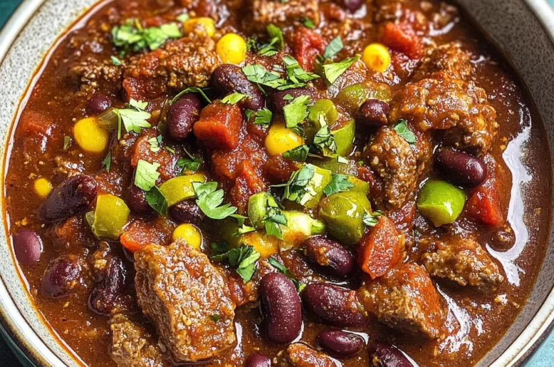 Short Rib and Chorizo Chili Recipe