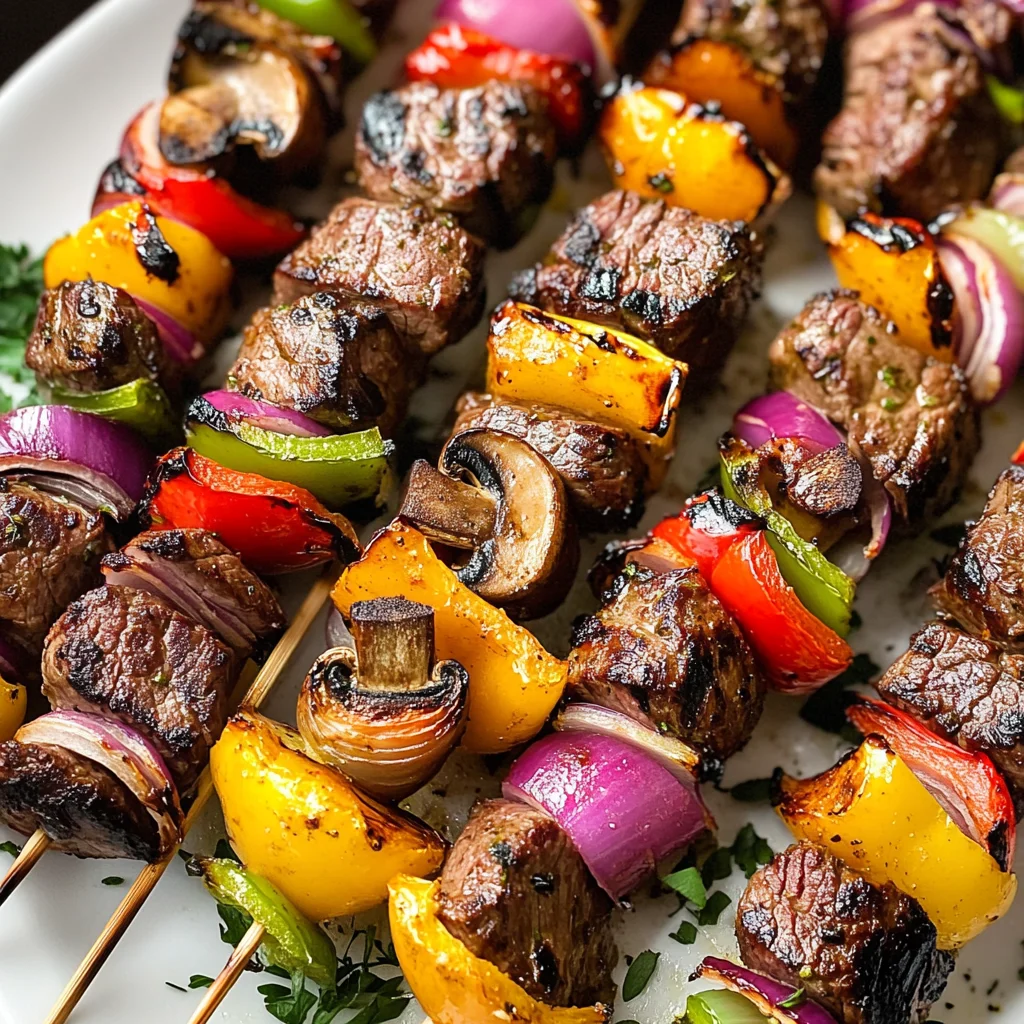 Kebabs Steps Steak Kebabs