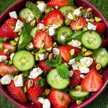 Strawberry Cucumber Salad