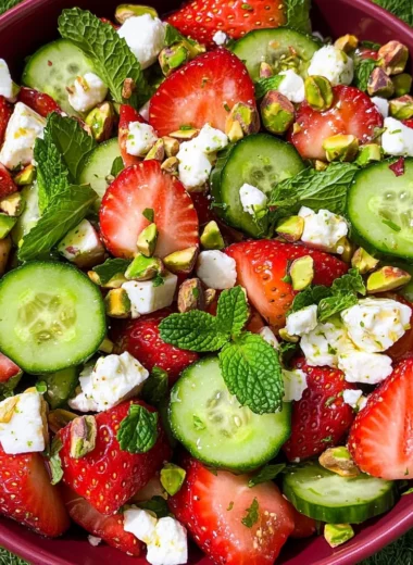 Strawberry Cucumber Salad