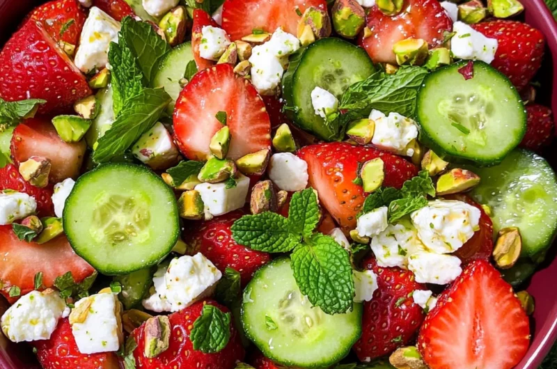 Strawberry Cucumber Salad