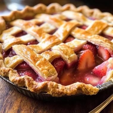 Strawberry Rhubarb Pie