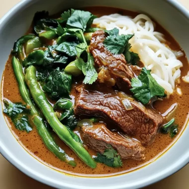 Thai Red Curry Beef Stew (Slow Cooker)