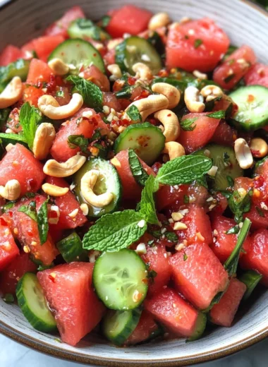 Thai Watermelon Salad