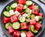 Watermelon Cucumber Salad Recipe
