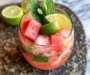 Watermelon Lime Mint Mocktails