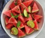 Watermelon Mint Salad with Lime Dressing
