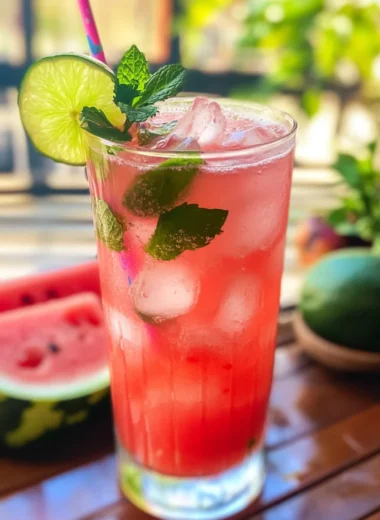 Watermelon Mint Sparkler