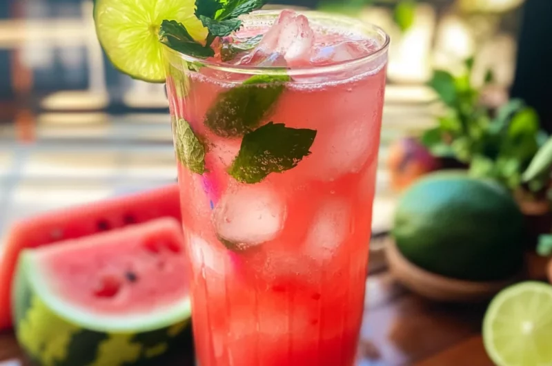 Watermelon Mint Sparkler