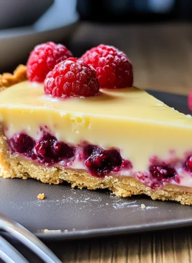 White Chocolate Raspberry Tart