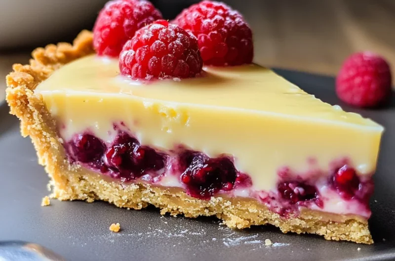 White Chocolate Raspberry Tart