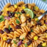 Zesty Chicken Enchilada Pasta Salad