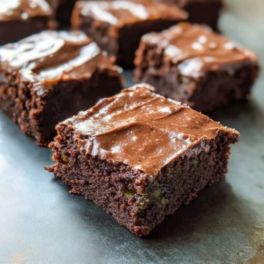 Zucchini Brownies