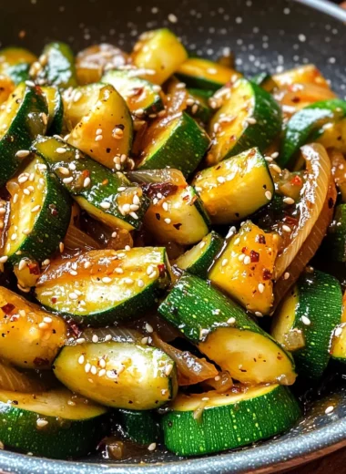 Zucchini Stir Fry