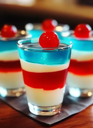 4th of July Firecracker Jell-O Cups