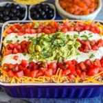 American Flag Layered Dip