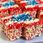 American Flag Rice Krispie Treats