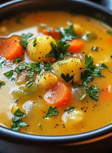 Anti-Inflammatory Golden Detox Soup: A Nourishing Bowl of Healing