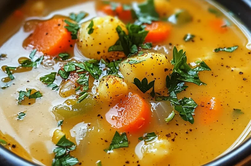 Anti-Inflammatory Golden Detox Soup: A Nourishing Bowl of Healing