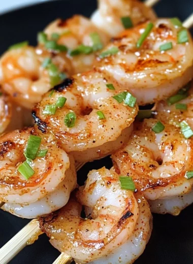 Bangin' Grilled Shrimp Skewers