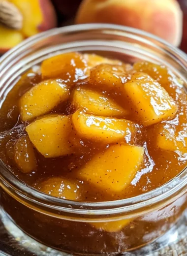 Bourbon Peach Jam Recipe