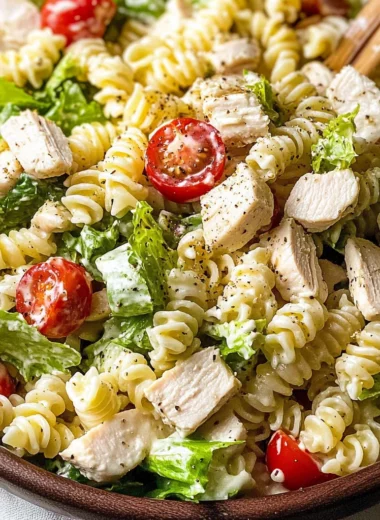 Chicken Caesar Pasta Salad