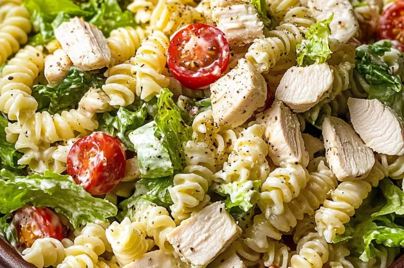 Chicken Caesar Pasta Salad