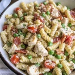 Chicken Turkey Bacon Ranch Pasta Salad