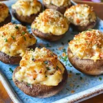 Creamy Crab Stuffed Mushrooms