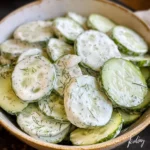 Creamy Cucumber Salad