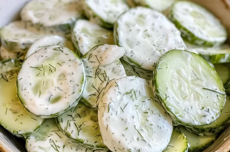 Creamy Cucumber Salad