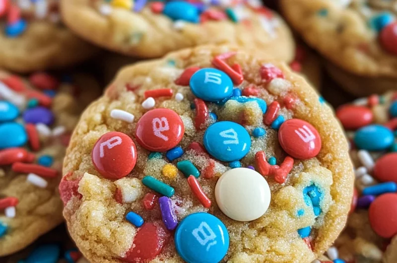 Fireworks Pudding Cookies