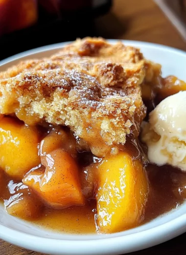 Fresh Peach Cobbler