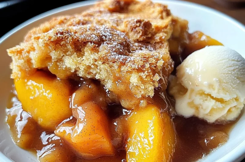 Fresh Peach Cobbler