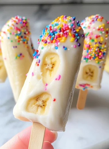Frozen Banana Yogurt Pops