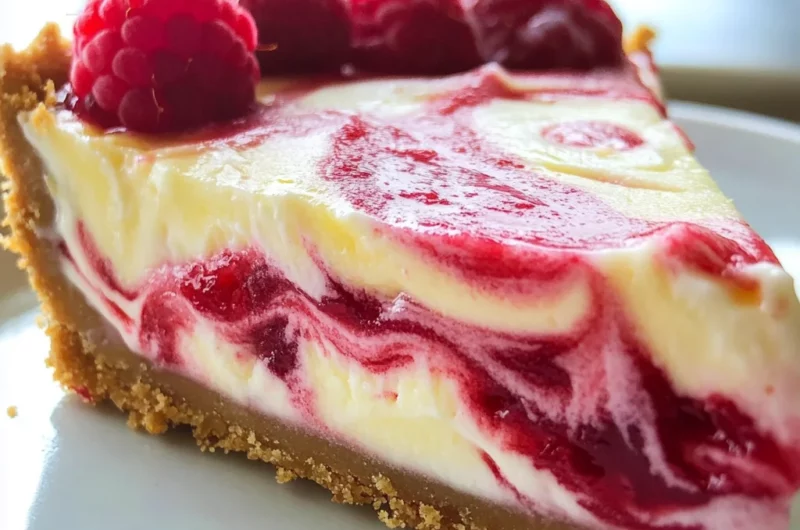 Frozen Raspberry Lemonade Pie