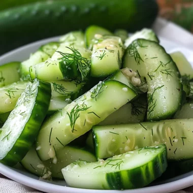 Garlic Dill Cucumbers