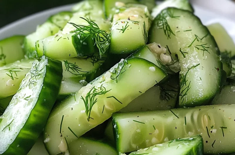 Garlic Dill Cucumbers