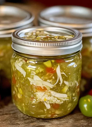 Green Tomato Chow Chow