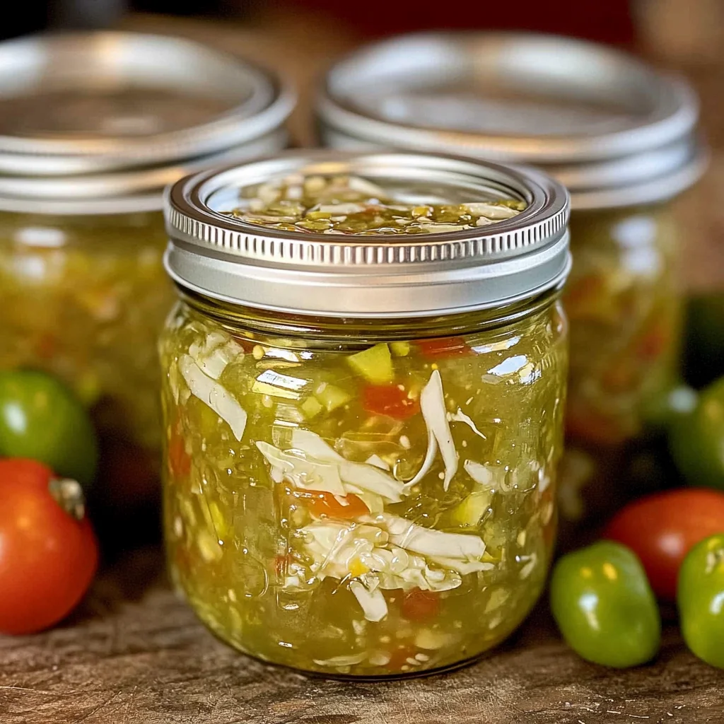 Green Tomato Chow Chow