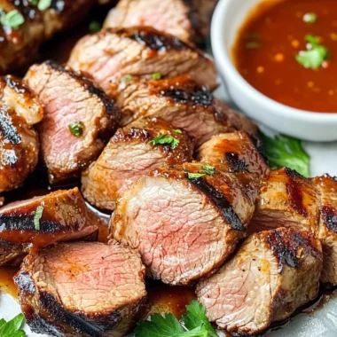 Grilled BBQ beef Tenderloin Recipe