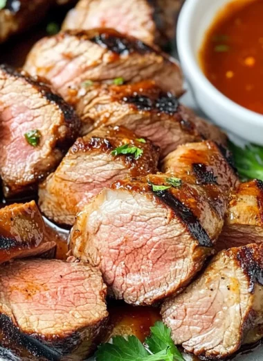 Grilled BBQ beef Tenderloin Recipe